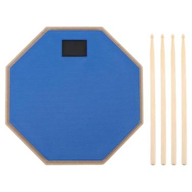 Imagem de Almofada de Bateria Silenciosa de 12 Polegadas, Almofada de Prática de Tambor de Borracha de Borracha de Borracha de Borracha de Alta Densidade Com Rebote de Bastão Autêntico à