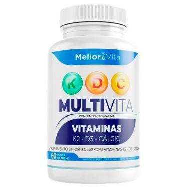 Imagem de Vitamina K2 Menaquinona 7 MK7 880mg 60cp 2 meses tratamento Sem Sabor 