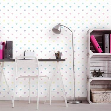 Imagem de Papel de Parede Autocolante Infantil Colorful Love 270 - Inove Papéis 