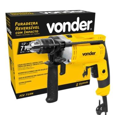 Imagem de Furadeira Com Impacto 1/2" FIV 710N Vonder, 110V