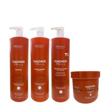 Imagem de Kit Arvensis Professional Cachos Naturais - Shampoo 1L + Condicionador