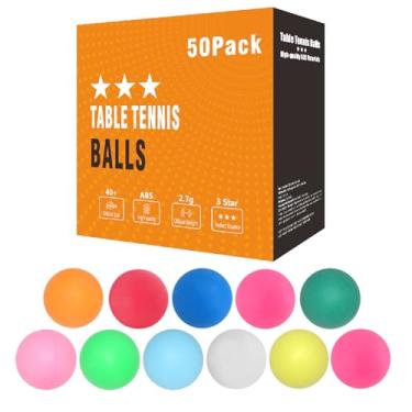 Imagem de Bolas coloridas de pingue-pongue de 40 mm 2,4 g de entretenimento, bolas de tênis de mesa, cores misturadas para jogos e publicidade
