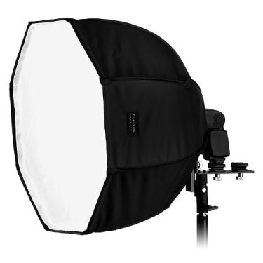 Imagem de Fotodiox Ez-Pro-Mini Flash Softbox K50 20" (50 cm) octógono para Nikon Flash, Canon Speedlight, Vivitar Flash, Sunpack, Nissin, etc