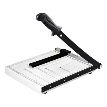 Imagem de Guilhotina Manual Base Aço Papel A4 Até 12 Folhas - Romeza