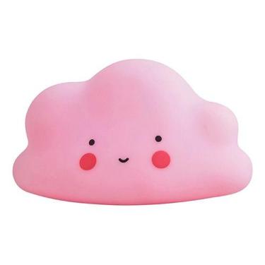 Imagem de Mini Abajur Nuvem Led Luminaria Mesa Baby Bebe Menina Rosa - Art House