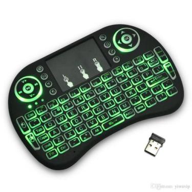 Imagem de Mini Teclado Wireless Touch Para Celular Pc Android Tv Smart - Mini Ka