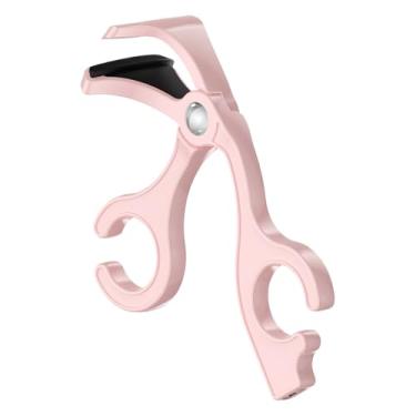 Imagem de Curvador de Cílios, Acessório para Cílios, Ângulo Amplo Efeito Duradouro Compacto Item de Beleza para Mulheres Iniciantes Uso em Casa e Viagem