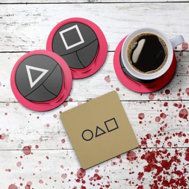 Imagem de Jogo de Porta Copos Squid Round - 4 peças