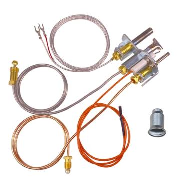 Imagem de 25660 4021-732 Kit de substituição de montagem piloto de gás natural (NG) - Aquecedor de calor, Heat-N-Glo, fogão Quadrafire e lareira, compatível com GNDC33, GNDC36 e modelos OEM (substitui SRV4021
