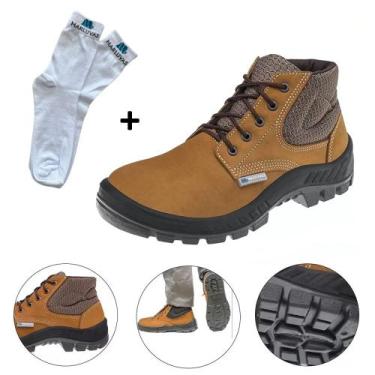 Imagem de Bota botina de segurança nobuck castor 50b26 - marluvas, 41