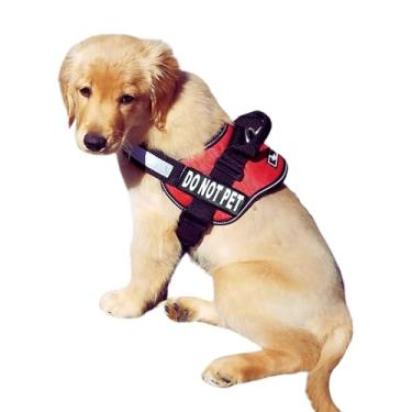 Imagem de Doggie Stylz Peitoral para cães com adesivos NÃO PET – Colete para cães de serviço sem puxar e colete para animais de serviço – Ajustável e suave para cães – Refletivo, resistente para treinamento e