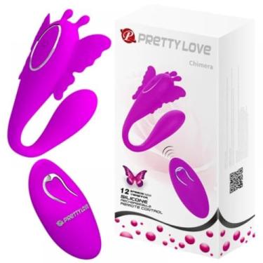 Imagem de Vibrador De Casal 12 Vibrações Com Controle Wireless Brinquedo Erótico Estimulador Flexível