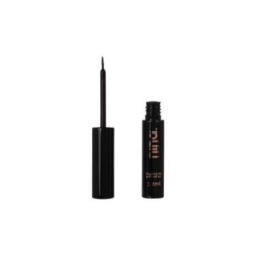 Imagem de Delineador Líquido Para Os Olhos Carbon Black Nina Makeup - Nina Make 