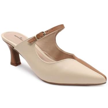 Imagem de Scarpin Mule Modarpe Salto Baixo Moderno S19 (Bege Marrom, BR, Adulto, Numérico, 39)