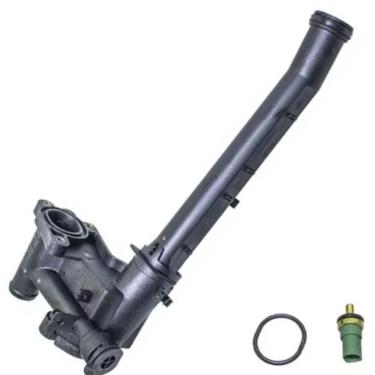 Imagem de Kit Do Cavalete De Distribuiçao De Agua - Carcaça / Tampa Tubo / Valvula / Sensor - 80º+- - Gol G4 2005 A 2008 / Parati G3 2002 A 2004 - 087238B