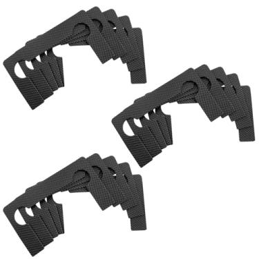 Imagem de XZW Kit de substituição de dobradiças de porta de chuveiro, 15 peças, preto, antiderrapante, gaxeta, dobradiça, vidro, kit de reparo de porta de chuveiro