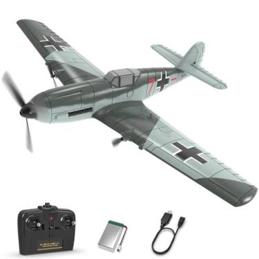 Imagem de Avião RC VOLANTEXRC BF109 De 400MM Com Envergadura Fixa, 2.4G 3CH, Sma