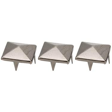 Imagem de Pirâmide Quadrática Punk -4 Garra Metal Stollen, Aluguel de Decoração Ideal para o Comércio de Couro, Roupas e Acessórios (10mm)