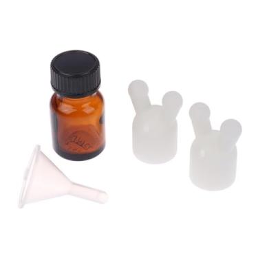 Imagem de QIEIEI Conjunto de inalador nasal de furo duplo com garrafas recarregáveis, conjunto de inalador de aromas, adequado para melhorar a aromaterapia