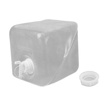 Imagem de YIJU Recipiente de água dobrável, multifuncional, portátil, leve, para acampamento, armazenamento de água, cantil para churrasco e caminhadas, 20l com Torneira