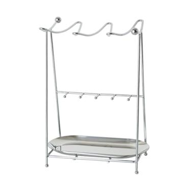 Imagem de Dynwave Organizador de joias, suporte para relógios, expositor de anéis, bandeja para pulseiras e colares, armazenamento para casa, cômoda, shopping,