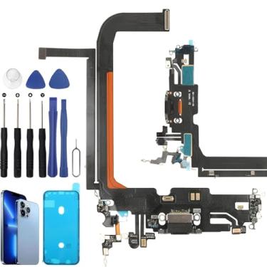 Imagem de Substituição da porta de carregamento para iPhone 13 Pro Max USB Dock Connector Flex Cable Substituição para iPhone 13 Pro Max com ferramenta