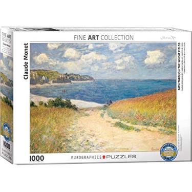 Imagem de Eurographics Quebra-cabeça 6000-1499 Chemin Dans Les Bles de Claude Monet 1000 peças