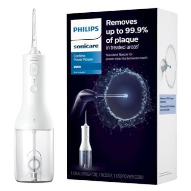 Imagem de Philips Sonicare irrigador bucal sem fio – irrigador bucal elétrico recarregável para dentes, irrigador oral portátil com 3 configurações de intensidade, bocal rotativo de 360° – (branco)