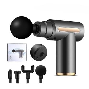 Imagem de Pistola Massageadora Elétrica para Liberação Miofascial - Massageador Profissional em Produtos de Massagem e Relaxamento Muscular(Cinza)