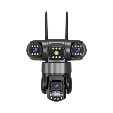 Imagem de Câmera De Segurança IP PTZ Externa 4G WIFI Com Cartão SIM, 12MP, 6K, L
