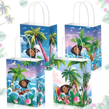 Imagem de JeVenis Moana Artigos de festa de aniversário Moana sacos de lembrancinhas de doces caixas para chá de bebê de aniversário