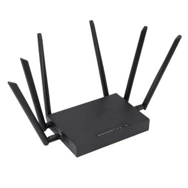 Imagem de Serounder 4G LTE Modem Router, Router Wi -Fi Sem Fio de 300mbps Com 8 Antenas e Slot de Cartão SIM 2.4g 5 LAN para 32 Dispositivos