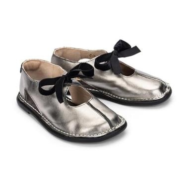 Imagem de Sandália Tabuleiro Couro Metal - Petit Cheval - 28