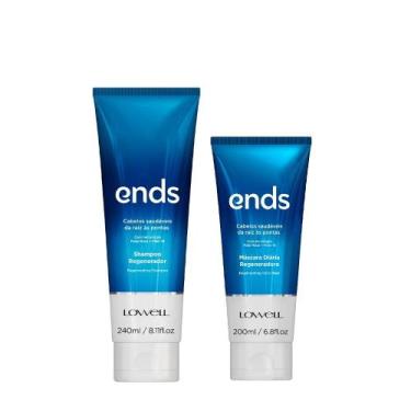Imagem de Kit Lowell Regeneração Ends Shampoo 240ml + Máscara 200ml