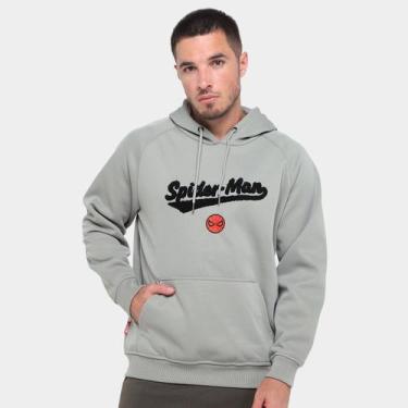 Imagem de Moletom Mooncity Homem Aranha Masculino, Verde claro, G