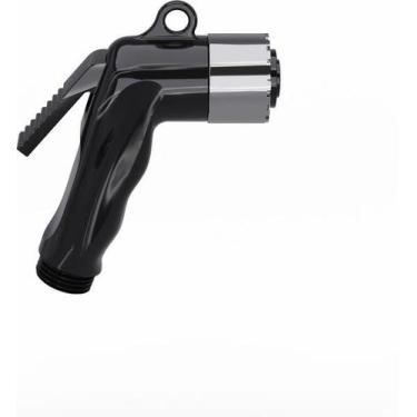 Imagem de Ducha preto c/gatilho c/suporte - 240210 - blukit