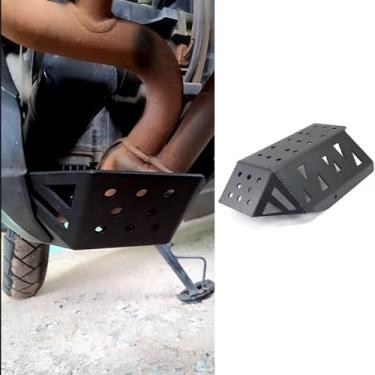 Imagem de Estoque dos EUA!!! Concorrente com V.e.rsys X300 X 300 KLE300 KLE 300 2017 2018 Placa de proteção de motor Capa de proteção de chassi Acessórios protetores de barriga (preto)