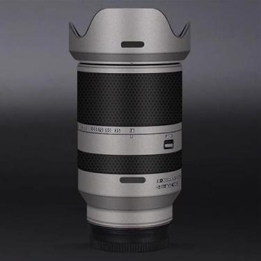 Imagem de Adesivo de lente de câmera para Tamron 18-300 mm F3.5-6.3 adequado para Sony Mount Macro Coat Wraps Film Protector Vinyl Decal Skin 18 300 (Titânio)