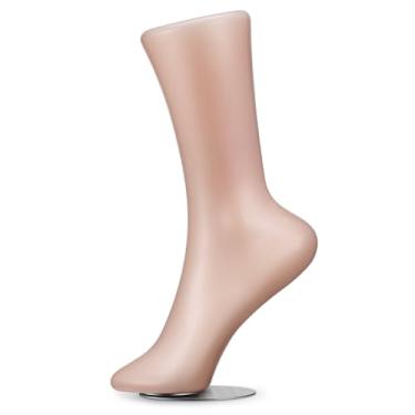 Imagem de Operitacx Modelos De Meias Manequim Para Exibição Feminina Magnética, Suporte Meia Curta, Joias, Tornozeleira, Modelo