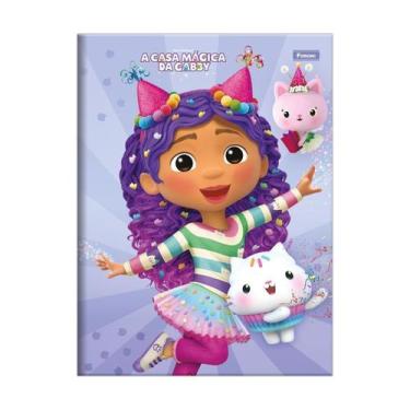 Imagem de Caderno A Casa Mágica Da Gabby Brochura Capa Dura 1 Matéria