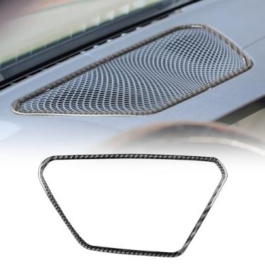 Imagem de FINMOKAL Painel de carro de fibra de carbono grande acabamento de moldura de saída de ar compatível com BMW Série 3 G20 G28 325li 330d 335 2019-2021 (serve apenas LHD)