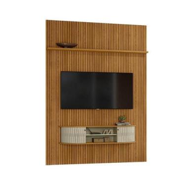 Imagem de Estante Home Theater com Bancada Suspensa New Monte Carlo Cumaru Opala