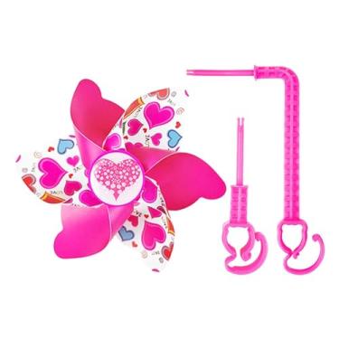 Imagem de Dynwave para Guidão de Bicicleta para Crianças, Acessório 3d Fofo, Fácil de Instalar, Decoração Colorida para Scooter, a Maioria Dos Triciclos de B, Coração