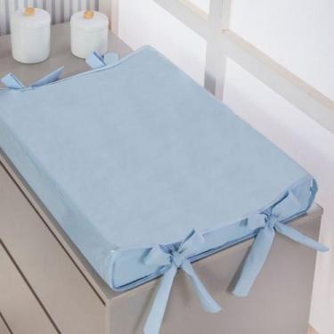 Imagem de Trocador Americano Anatômico Cômoda Bebê 55X40 Impermeável Plastificad