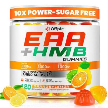 Imagem de Suplementos de gomas OFFPTE EAA para homens e mulheres 120 ct