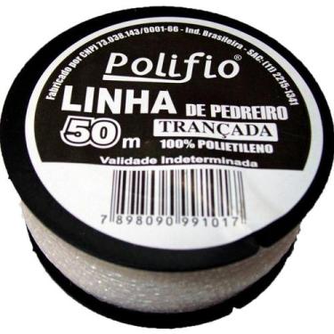 Imagem de Linha De Pedreiro Polifio Trançada Rolo 50 Metros Polietileno