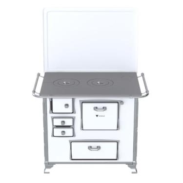 Imagem de Fogão a Lenha GII N 2 Gab Branco com Tampa Saida Direita