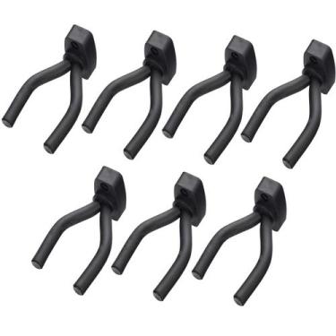 Imagem de Kit 7 Suporte Parede Violão Guitarra Baixo Ukulele Viola Cavaco Ajustá