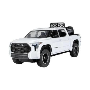 Imagem de Carro De Liga Metálica Tundra LC80 Em Escala 1:24 Com Direção Nas Roda