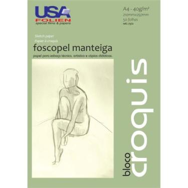 Imagem de Papel Manteiga 40G Croquis A4 - Usa Folien